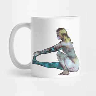 watercolor yoga Mug